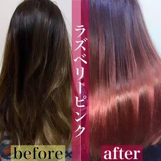 セミロング カラー FRAME+spa&hair roomなんば駅前店所属・🌸MAYU🌸 ハイトーン➕レイヤーのヘアスタイル