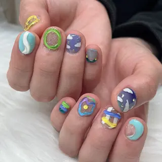 ネイル 🐕‍🦺Yappy 💗A-tanのネイルデザイン