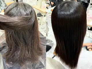 セミロング パーマ 学生人気no.1 🦋ナツミのヘアスタイル