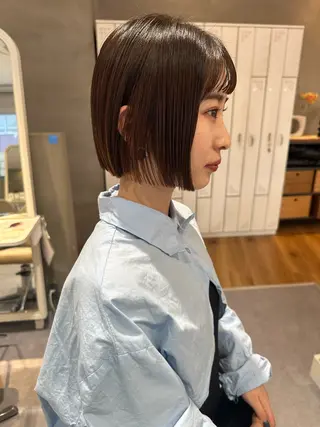 ショート カラー ボブ指名No.1/ ボブパーマ/ユキのヘアスタイル