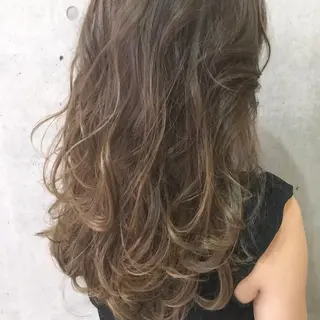 セミロング カラー 北千住でカラーNo1 高橋優輔のヘアスタイル