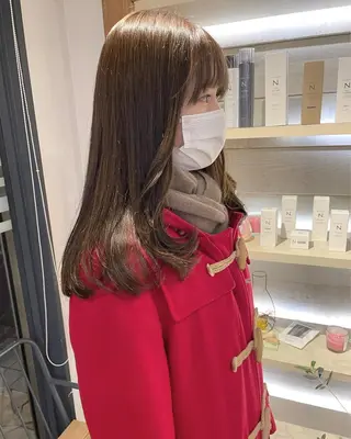 ロング カラー あずまぐち めぐみのヘアスタイル