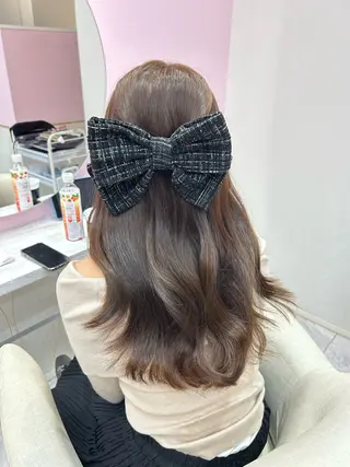 ロング カラー 笹木 小夏のヘアスタイル