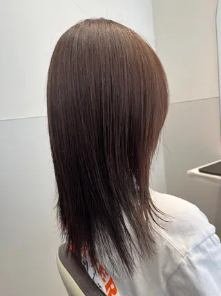 ミディアム カラー unu hair所属・藤井 仁紀のヘアスタイル