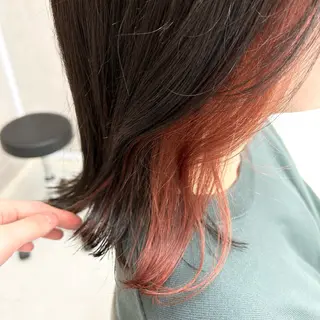 セミロング カラー 透明感カラー/メンズ /ボブKanna🪄のヘアスタイル