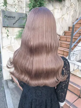 ロング カラー 🧸ミルクティー🧸 kousei🧸のヘアスタイル