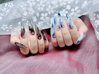 ロング 長さだし専門店 ROKANAILのネイルデザイン