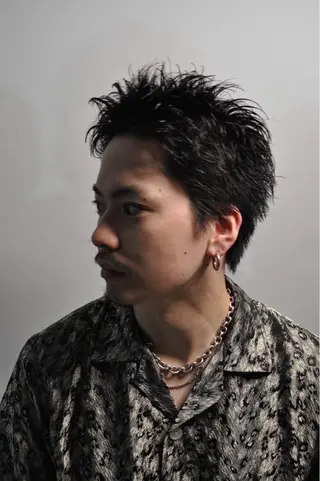 ショート ヒロ銀座barber shop 難波所属・つつみうち ふわりのヘアスタイル