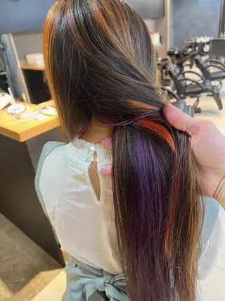 ロング カラー daiki 原宿のヘアスタイル