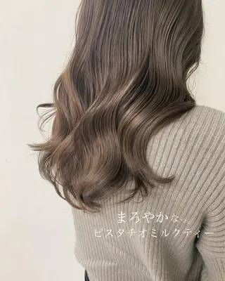 セミロング カラー route南堀江所属・✂️ボブの神様 北村涼✂️のヘアスタイル