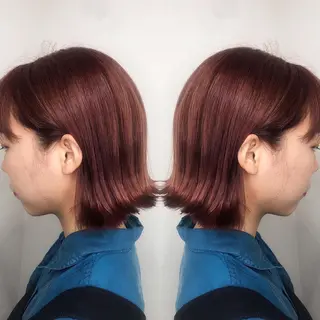 ミディアム カラー 柴田 祐輔のヘアスタイル