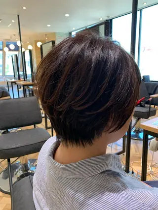 ショート カラー 【S.BROOM】 店長　西川徹のヘアスタイル