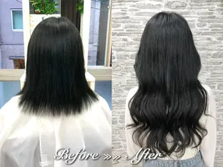 ロング カラー 韓国ヘア🤍髪質改善 🇰🇷AKANEのヘアスタイル