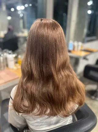 ロング カラー ハイトーンカラー 🦄レイヤーカットのヘアスタイル