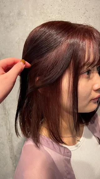 ショート カラー ミルクティーベージュ 新潟万代/MANA♡のヘアスタイル