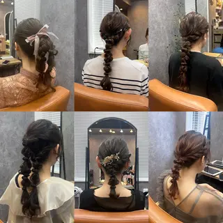 セミロング ヘアアレンジ cocoa【ココア】船橋所属・Cocoa船橋🦄 chinamiのヘアスタイル