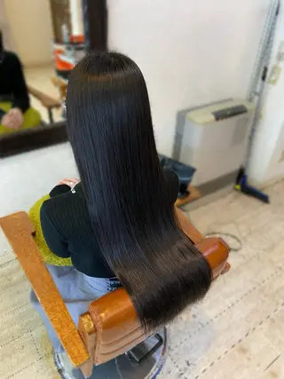 ロング カラー RINA🦋 【韓国風/艶髪】のヘアスタイル