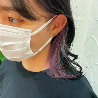 カラー 【店長】インナー指名 No.1戸塚優思のヘアスタイル