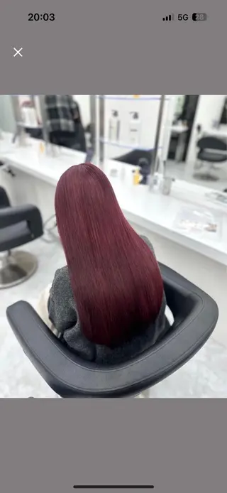 カラー 透ける透明感カラー 🤍anju🎀のヘアスタイル