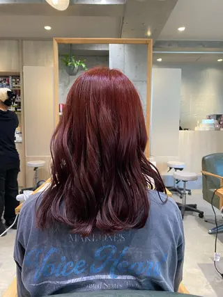 ミディアム カラー ミユウ👗🎀 /カラーリスト/ボブのヘアスタイル