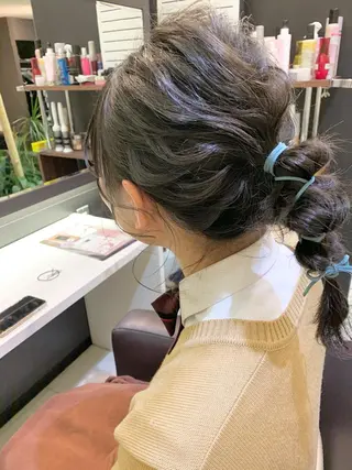 ヘアアレンジ HAIR MAKE Riza所属・谷口 弥生のヘアスタイル