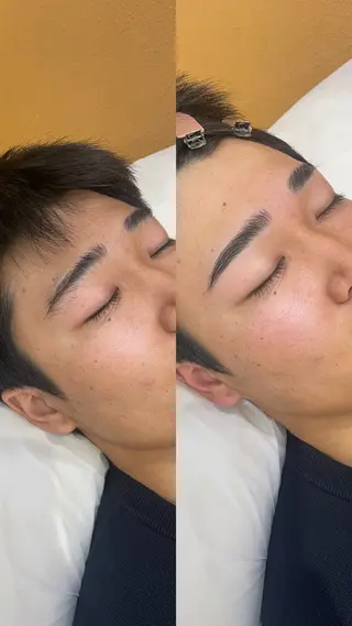 メンズ アイブロウ fiio brow 大阪梅田所属・fiio梅田店🎀 秋月優恵乃のマツエク・マツパデザイン