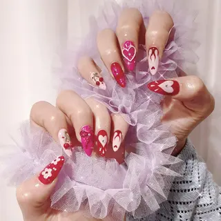 ネイル Momiji【韓国 ワンホン 長さだし】のネイルデザイン