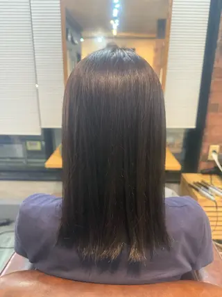 カラー LUAU岡本所属・大森 永遠のヘアスタイル