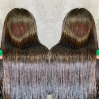 ロング ツバサ 髪質改善のヘアスタイル