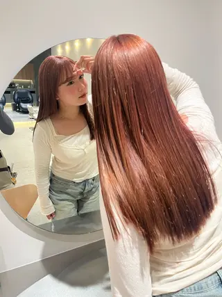ロング 愛瑠奈 erunaのヘアスタイル