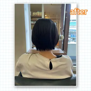 ショート アミーベル🧸🧡 井口店✂️しおりのヘアスタイル