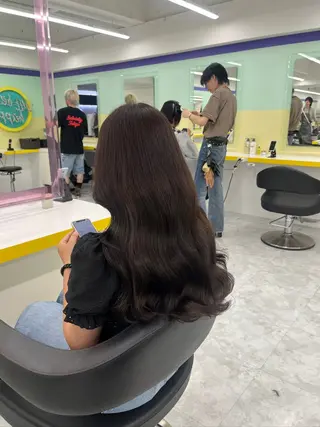 ロング カラー ヘアアレンジ 🎀Girly艶髪カ ラー🎀Harukaのヘアスタイル