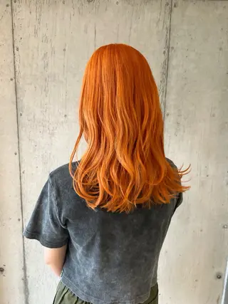 ロング カラー 透明感/血色カラー/ 似合せレイヤー/ゆいのヘアスタイル