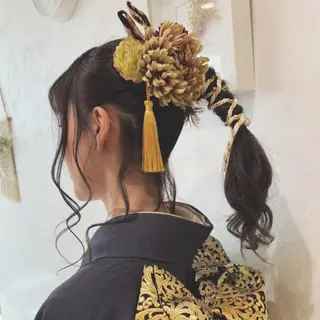 ロング ヘアアレンジ ヘアセット/髪質改善 🌿 長 若奈のヘアスタイル