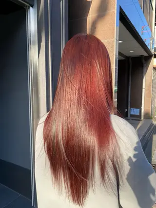 ロング カラー レイヤー/艶カラー /韓国ヘア/高松のヘアスタイル