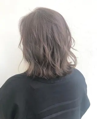 ミディアム カラー nakahara madokaのヘアスタイル