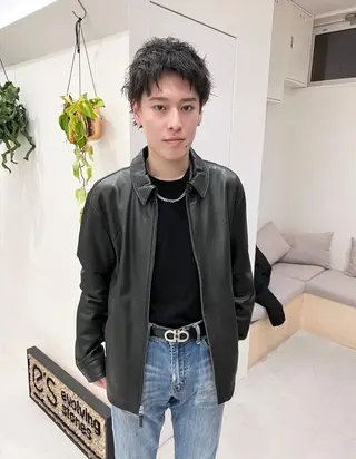 ショート パーマ メンズ 似合わせカット🫧 /パーマRINAのヘアスタイル