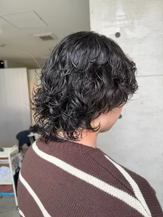 パーマ メンズ RYUSEI メンズパーマ/レイヤのヘアスタイル