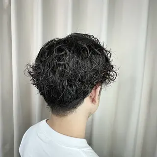 パーマ メンズ かなざわ みかのヘアスタイル