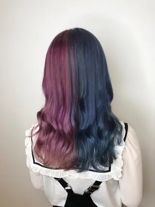 セミロング 美髪改善・ストレート 🌿エクステ/カンジのヘアスタイル