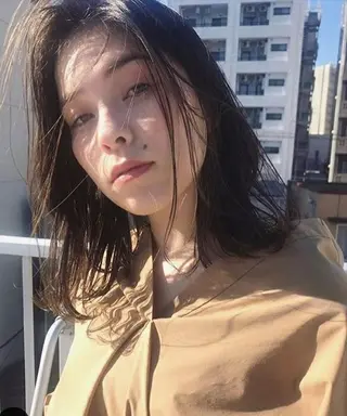 セミロング カラー パーマ オーダー 府中のヘアスタイル