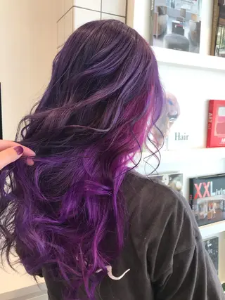 ロング カラー 髙橋 かすみのヘアスタイル