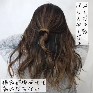 ロング カラー LUSTRE クロサワのヘアスタイル