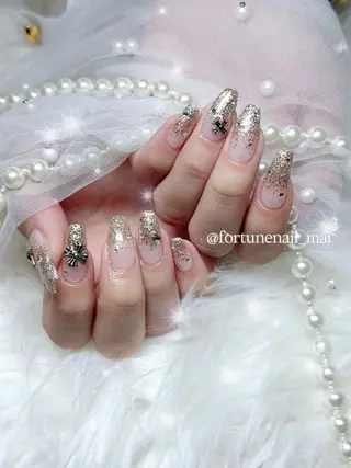 ネイル 🎀Mai 🎀12/17空✩⡱のネイルデザイン