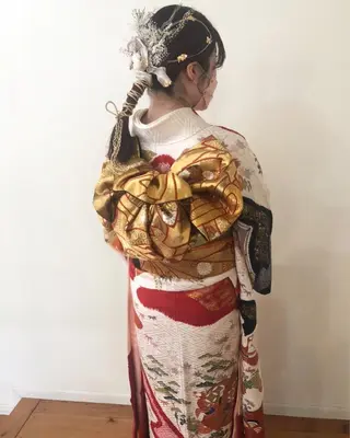 ミディアム カラー ヘアアレンジ ホンダリサコ 透明感カラー/ボブのヘアスタイル