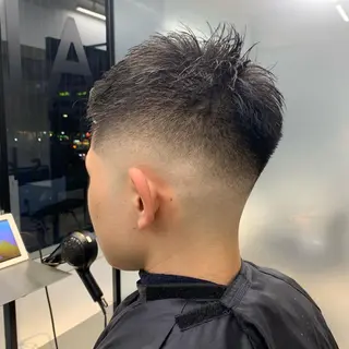 ショート メンズ 及川シゲル 髪質改善講師のヘアスタイル