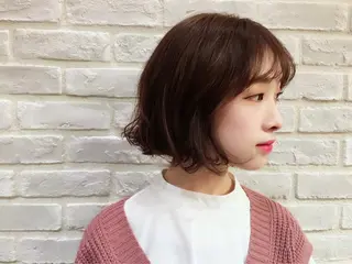 ミディアム カラー パーマ ヘアアレンジ la fith所属・rico_by ヘアとアイブロウのヘアスタイル