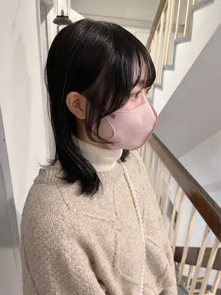 ミディアム カラー ヘアアレンジ 🤍清楚系 韓国レイヤー🤍拓朗のヘアスタイル