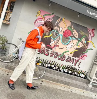 ミディアム パーマ メンズ メンズパーマ 赤司 泰樹のヘアスタイル