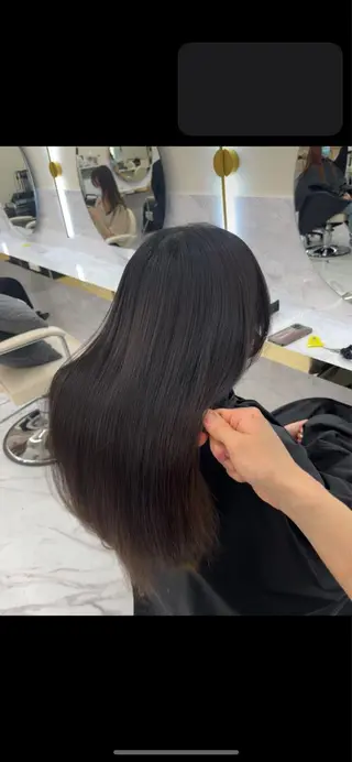 ロング 髪質改善縮毛矯正🫧 村上蒼生のヘアスタイル